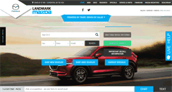 Desktop Screenshot of landmarkmazda.com